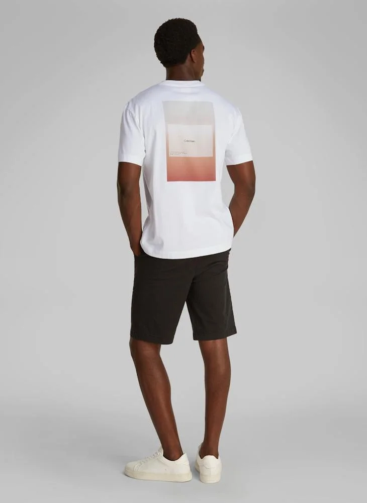 CALVIN KLEIN Overlay Print T-Shirt