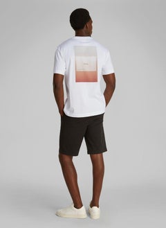 CALVIN KLEIN Overlay Print T-Shirt  - Image 2