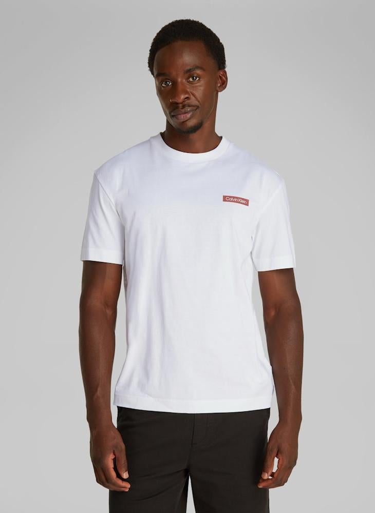 CALVIN KLEIN Overlay Print T-Shirt  - Image 1