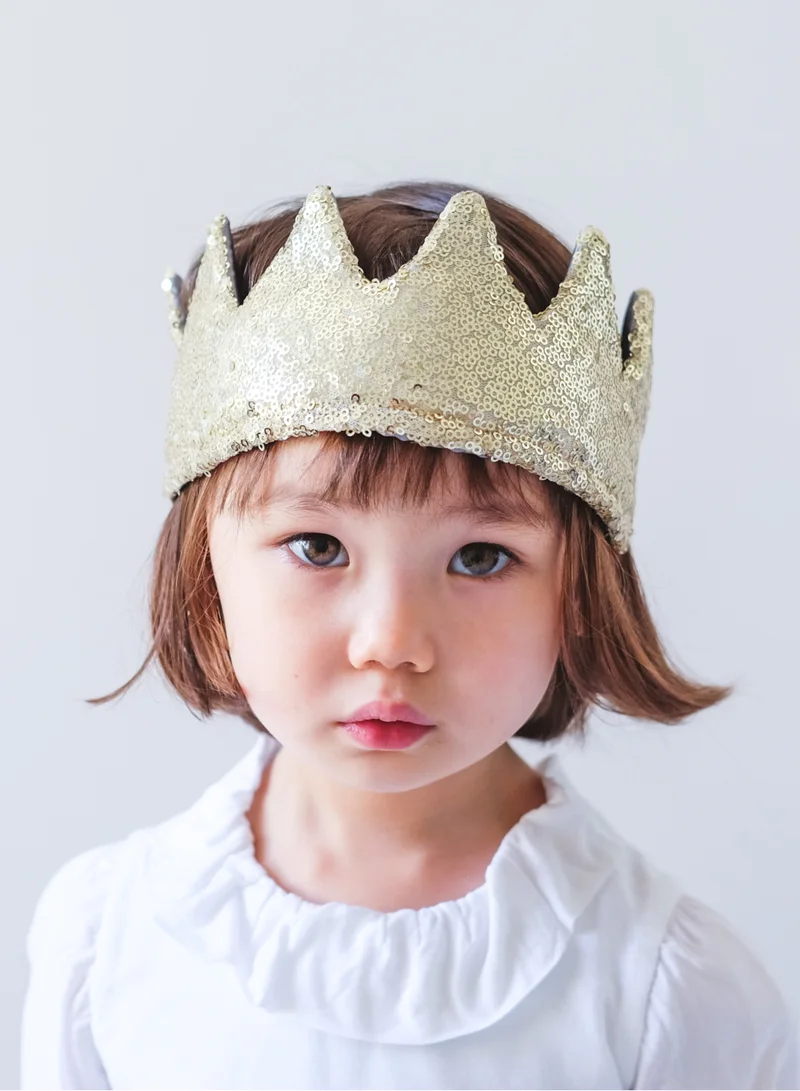 ميمي ولولا SEQUIN CROWN-GOLD