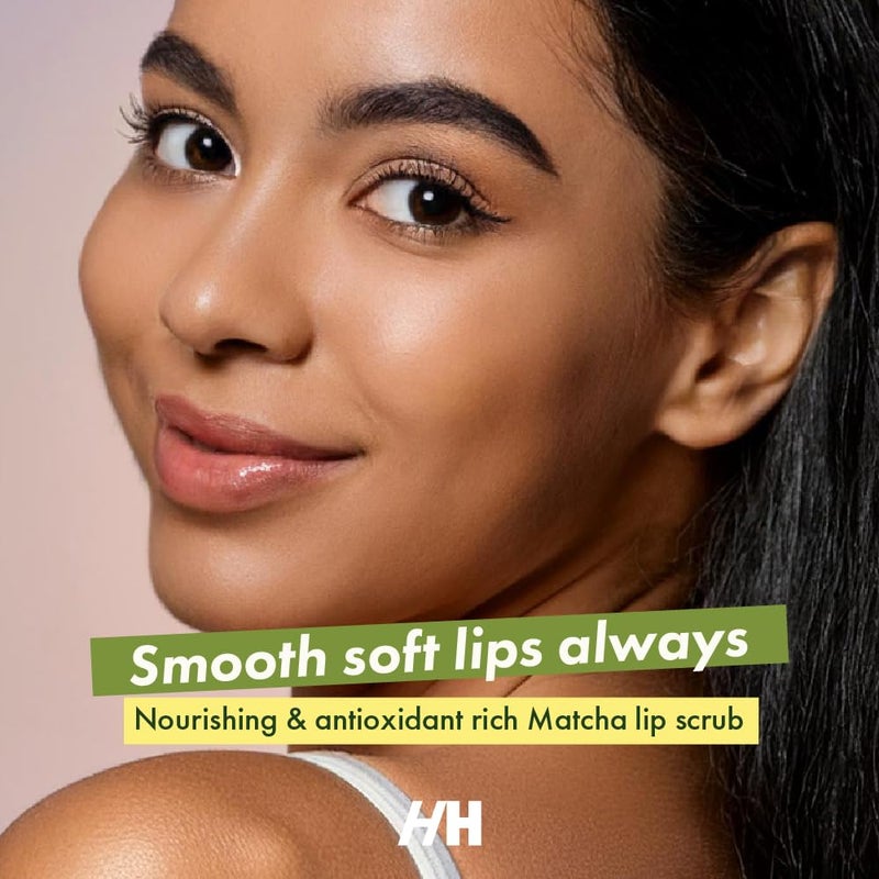 Handmade Heroes Matcha Latte Lip Scrub 1oz 100% Natural Vegan Skin Care Deep Conditioning Lip Scrub for Dry Lips with Jojoba Oil Avocado Oil - Natural Lightening Lip Exfoliator & Lip Plumper - Image 4