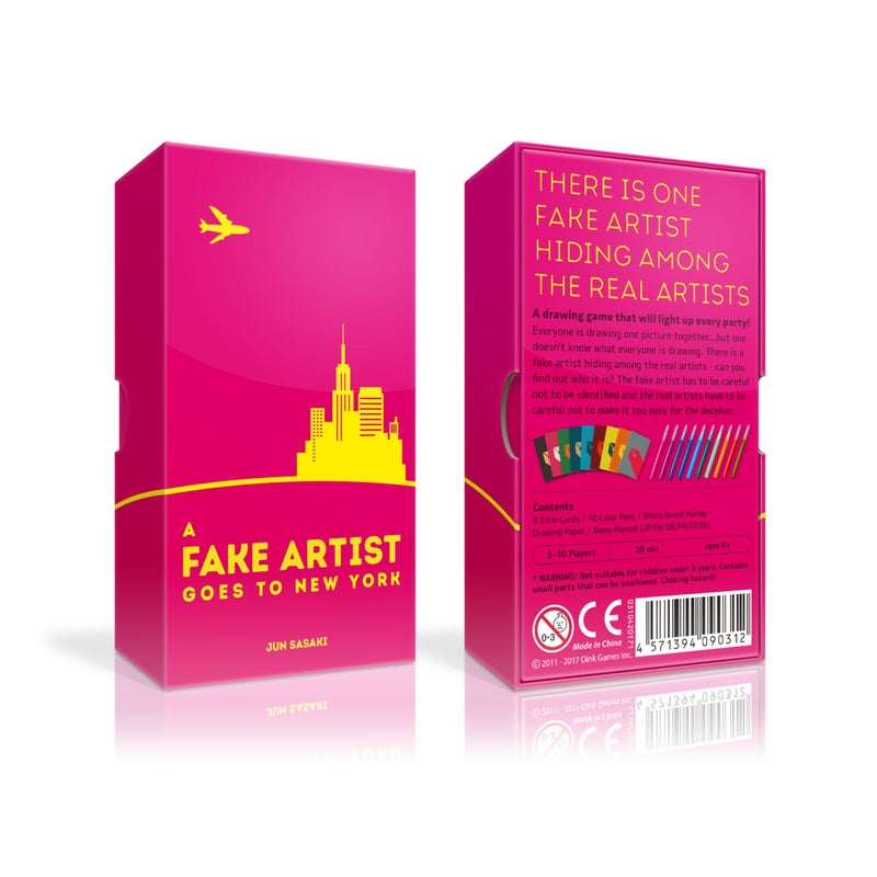 Oink Games Board Game A Fake Artist Goes to New York - Image 5