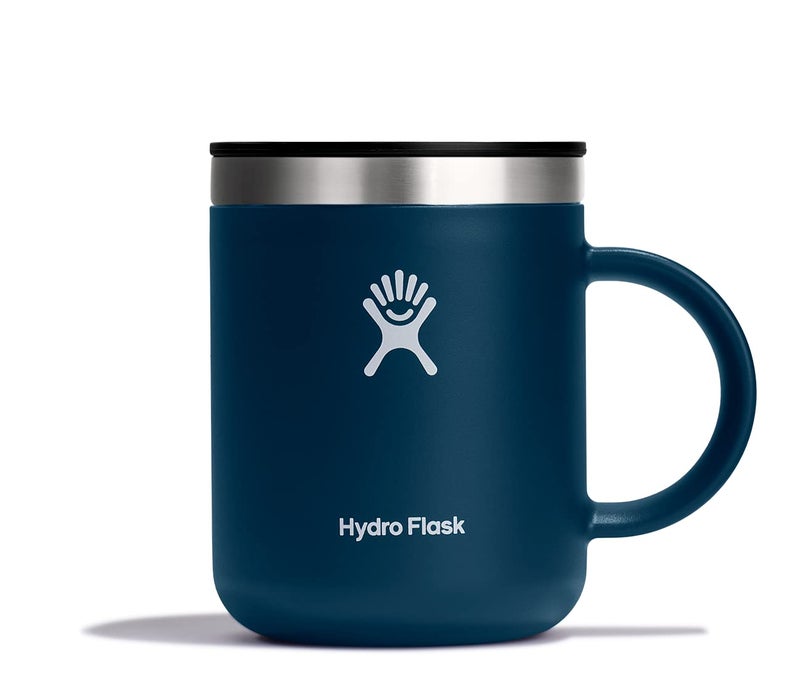 Hydro Flask Coffee Mug – Insulated Stainless Steel, Non Spill, Leak Proof Travel Mug 12 Oz Indigo Blue - Image 1