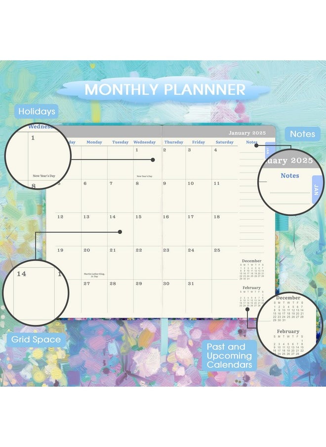 Artfan 2025 Pocket Calendar - 2025 Pocket Planner/Calendar, Jan.2025 - Dec.2025, 2025 Pocket Planner Weekly and Monthly, 3.93''×6.29''- Oil Painting  - Image 3