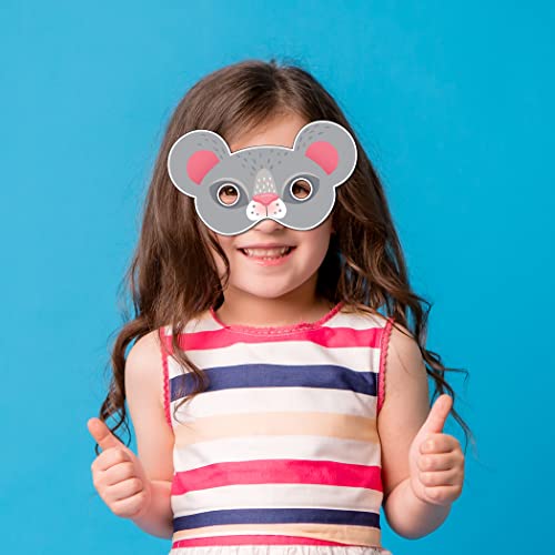 Festiko® Squirrel Theme Eye Masks (6 Pcs), Squirrel Theme Party Supplies, Return Gifts for Kids, Squirrel Theme Party Items, Eye Masks for Kids,Squirrel Eye Masks - Image 4