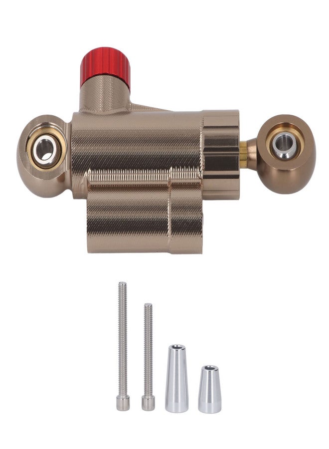 Motorcycle Steering Damper Adjustable CNC Aluminum Alloy Enhanced Stability Steering Damper Stabilizer for Motorbikes Gold - Image 1