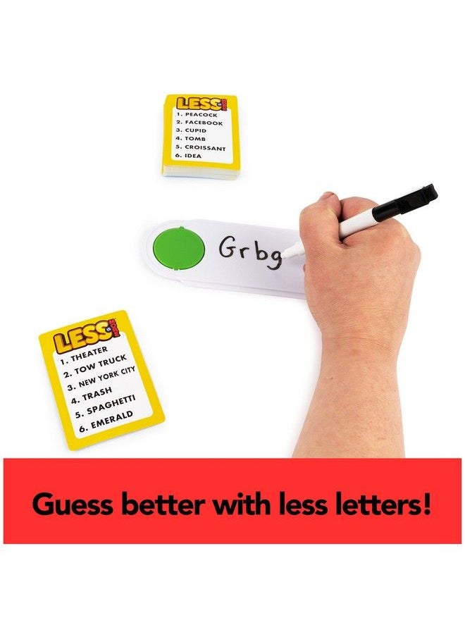 Spin Master Games - Less Is More Party Board Game Fun Word Letter Card Game Funny Gift Toy Living Room Family Game Night For Adults Teens And Kids Ages 8 And Up - Image 1