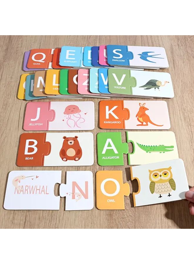 Alphabet Matching Game Educational Animal Flashcards For Early Childhood Development - Image 5