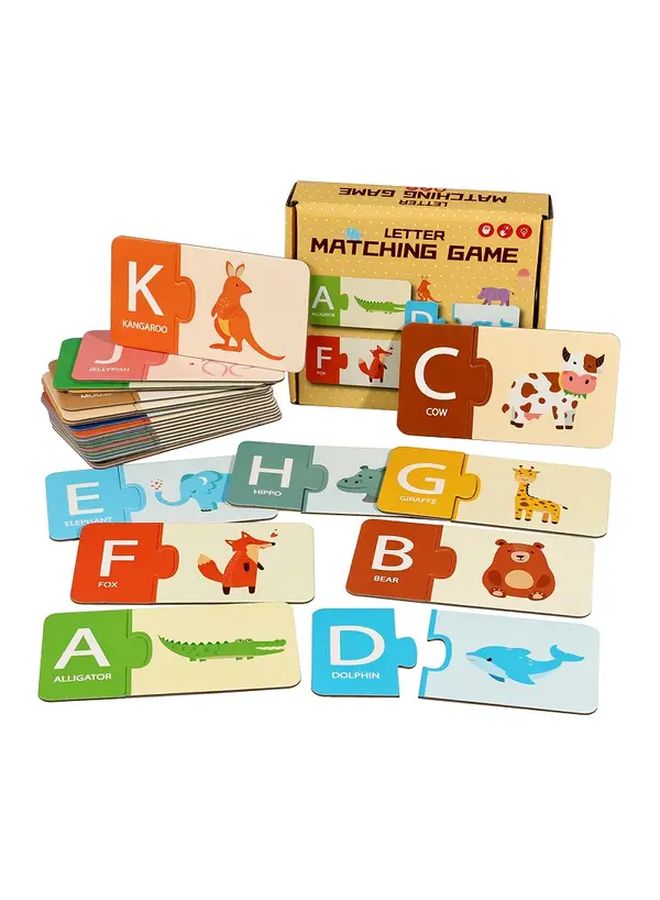 Alphabet Matching Game Educational Animal Flashcards For Early Childhood Development - Image 2