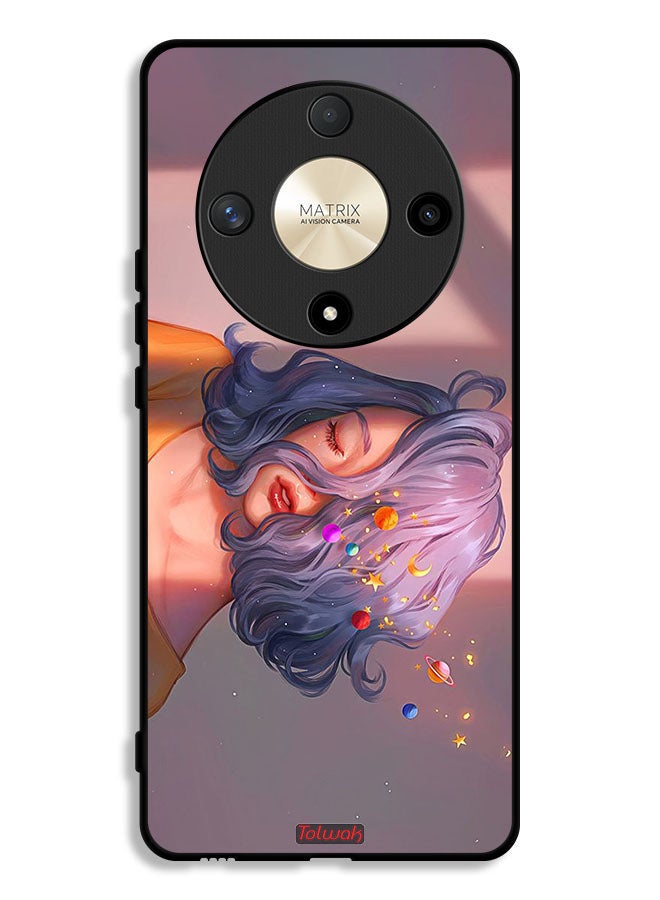 Tolwak Honor X9b Protective Case Cover Girl And Space Art - Image 1