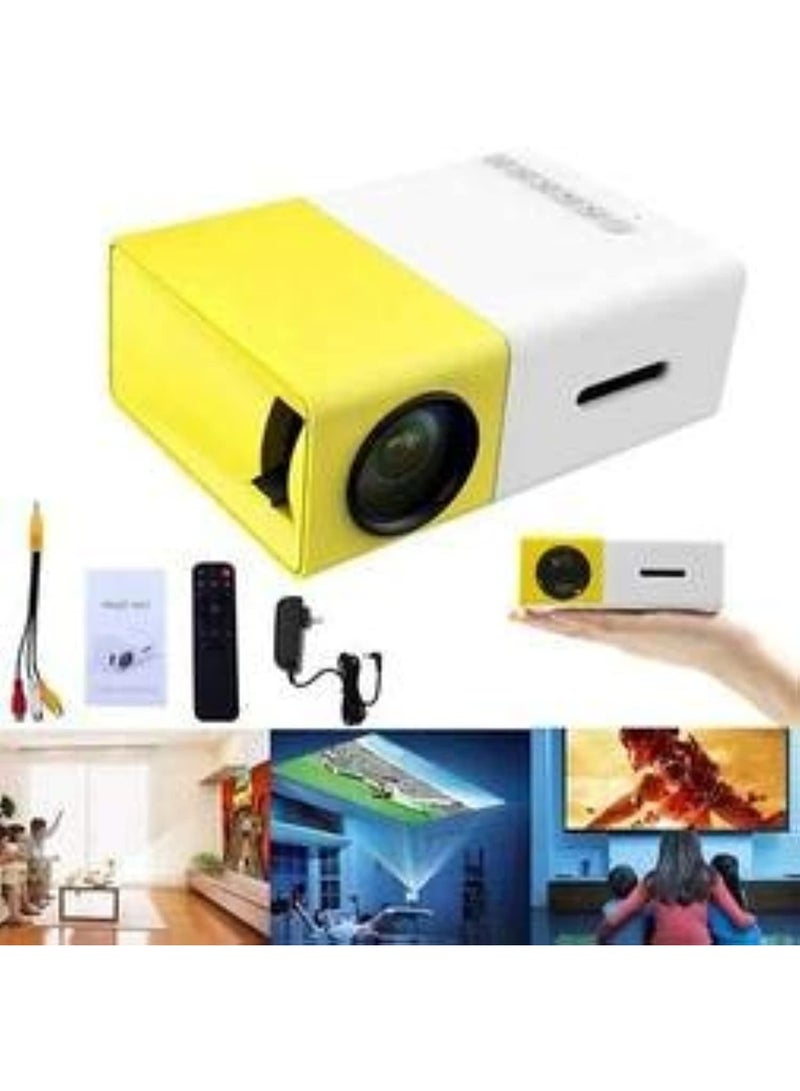جهاز عرض بروجيكتور صغير محمول LCD يدعم HDMI وUSB وAV مع ريموت كنترول للمنزل والرحلات والعروض الترفيهية - Image 5