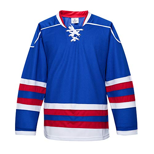 EALER H900 Series Ice Hockey League Team Color Blank Practice Jersey & Thick, Breathable and Quick-Dry High Strength Fabric&Unisex Junior to Senior - Image 3