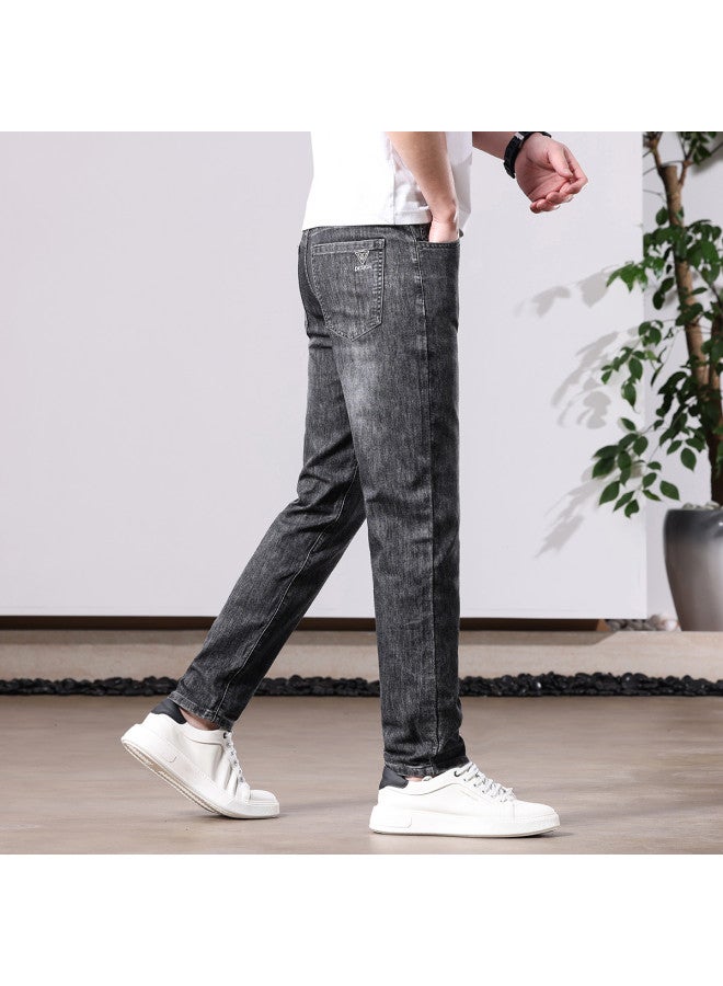 Tucano vintage Versatile Pleated Jeans For Men - Soft Skin-friendly Straight Leg Pants - Image 4