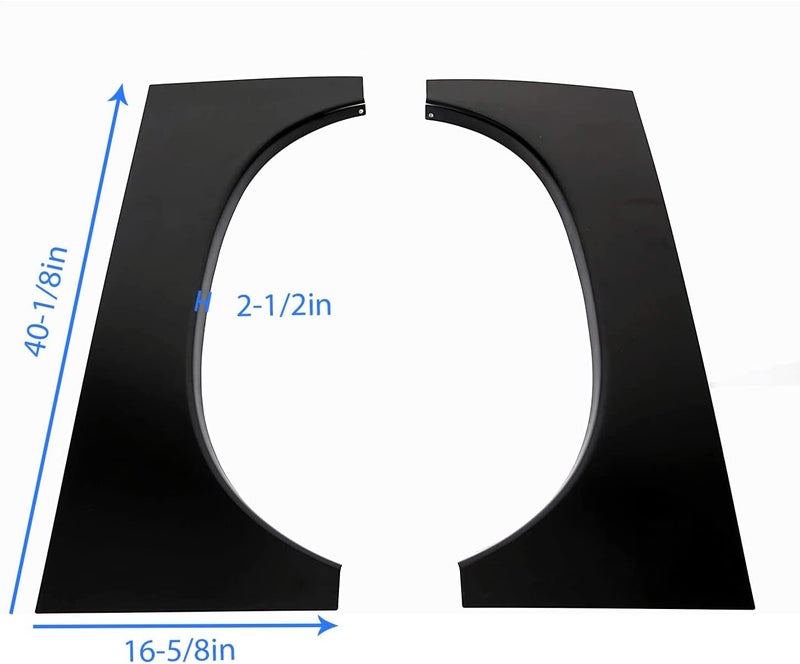 7BLACKSMITHS Upper Wheel Arch Set Rear Panel Bed Side for Dodge Ram 1500, 2500, 3500 (2002-2009) - Image 2