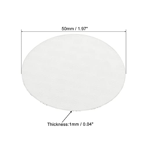 PATIKIL 50mm/1.97" Foam Lid Liner, 100 Pack PS Foam Resistant Tamper Pressure Sensitive Seal for Bottle Cap Liners Seals - Image 2