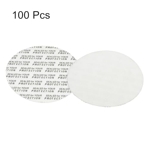 PATIKIL 50mm/1.97" Foam Lid Liner, 100 Pack PS Foam Resistant Tamper Pressure Sensitive Seal for Bottle Cap Liners Seals - Image 3