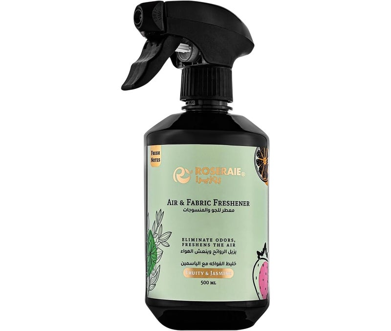 Air & Fabric Freshener Spray Fruity & Jasmine Black - 500 ml - Image 1