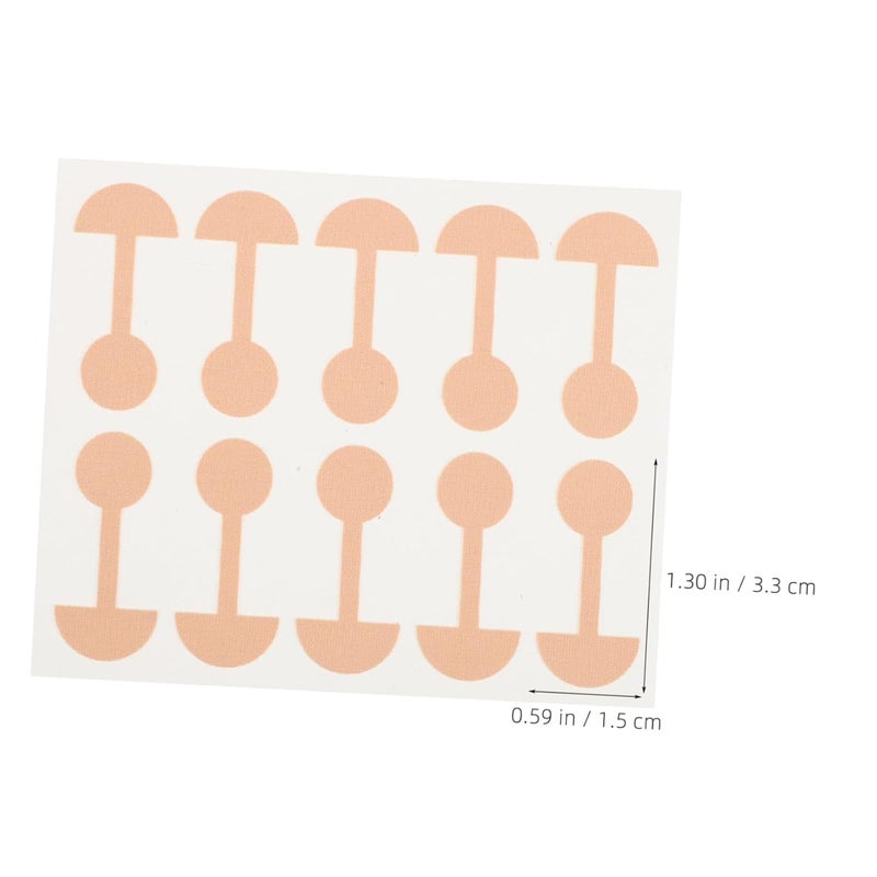 Breathable Nose Contour Strips Self-adhesive 50pcs Dumbbell Shape Nasal Shaping Stickers for Safe Nose Wing Correction and Beauty - Image 2