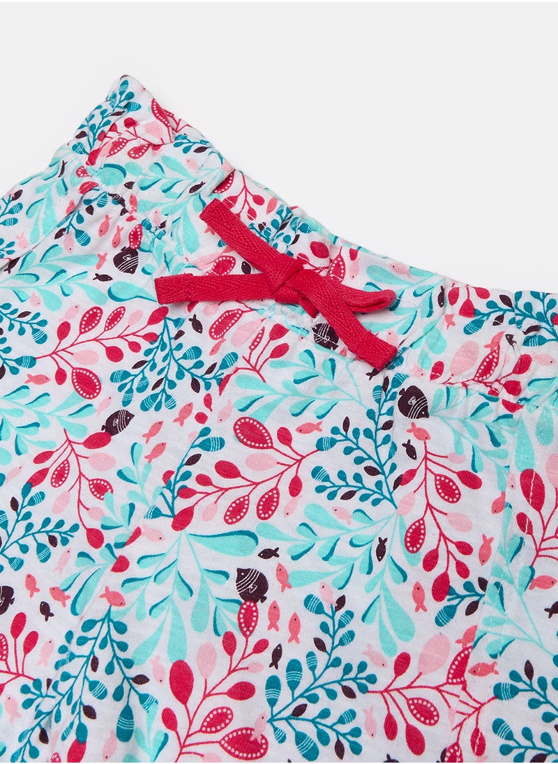 Okaidi Multicolour Shorts for Girls  - Image 3