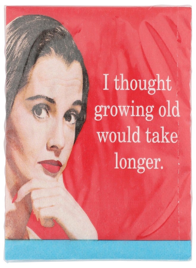 Design Design Growing Old Cocktail Napkins, 5", Red - Image 1
