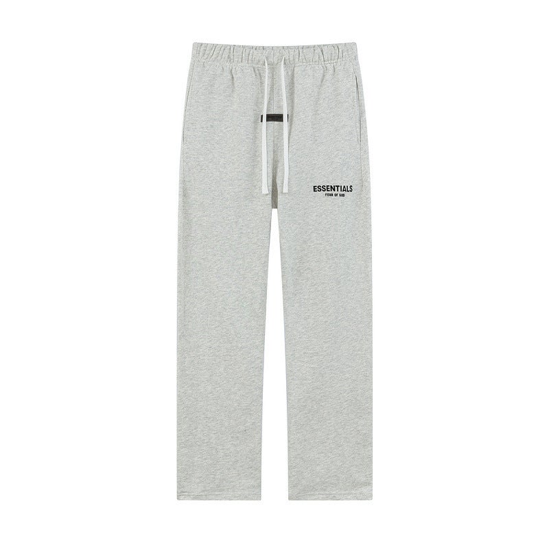 Fog Flocking Small Letter Pants 2023 Autumn New Plus Size Men'S Youth High Street Fashion Brand Pants - Image 4