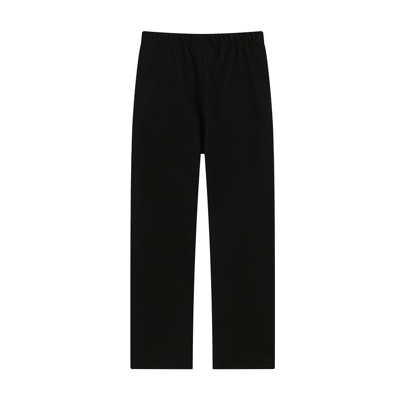 Fog Flocking Small Letter Pants 2023 Autumn New Plus Size Men'S Youth High Street Fashion Brand Pants - Image 1