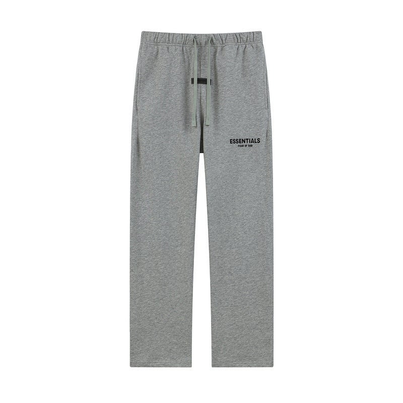 Fog Flocking Small Letter Pants 2023 Autumn New Plus Size Men'S Youth High Street Fashion Brand Pants - Image 3
