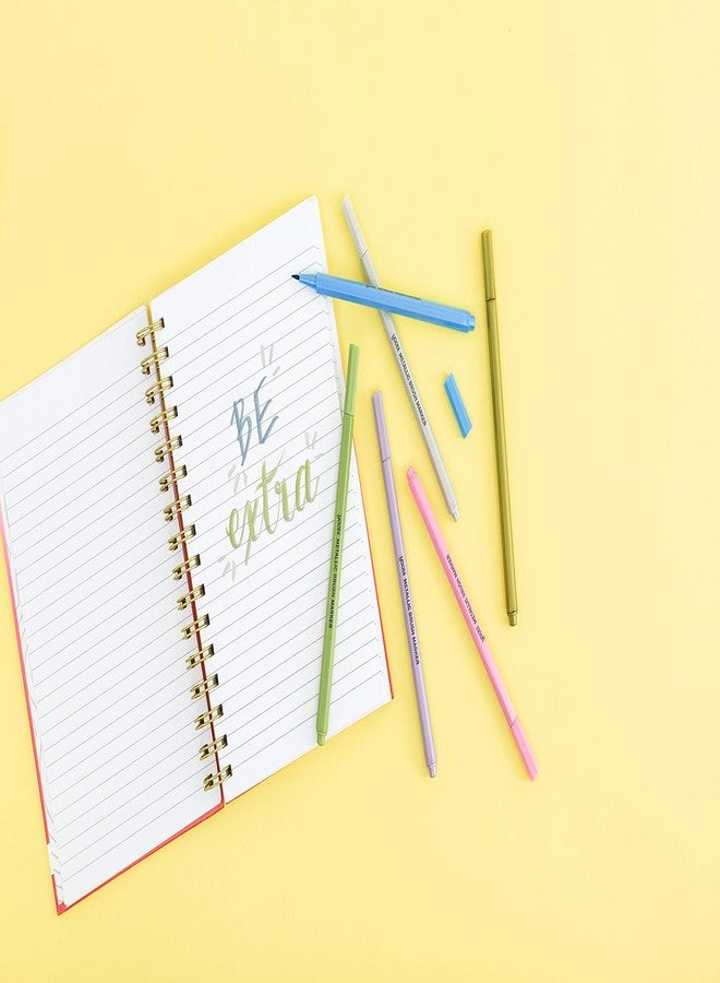 Yoobi | Felt Tip Marker Set | Metallic | Non-Toxic | Multicolor Pack of 10 - Image 3