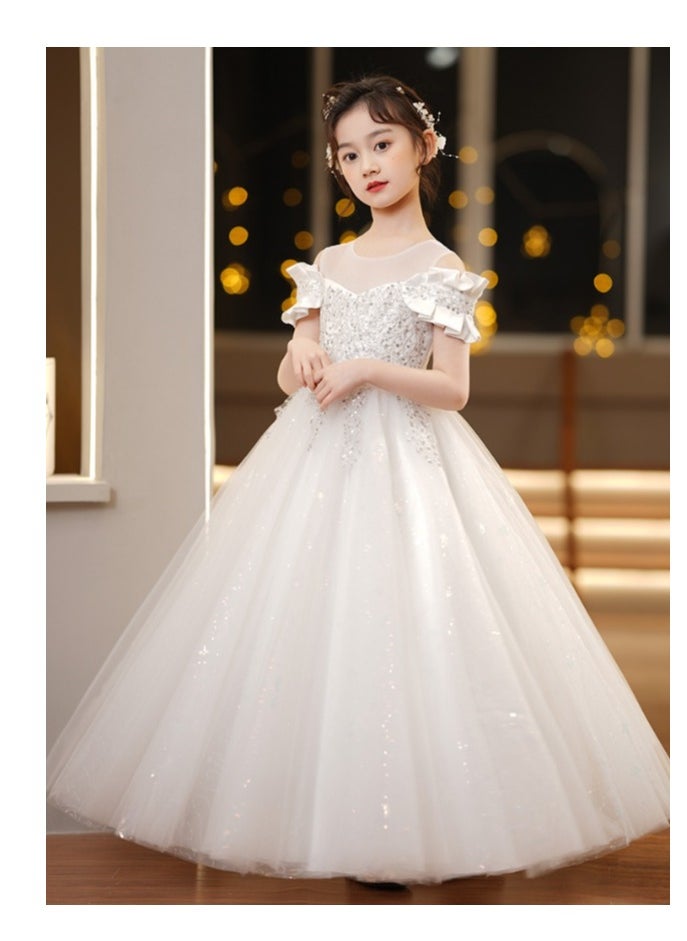 KUYING - New Children's Long Mid Dress - Image 1