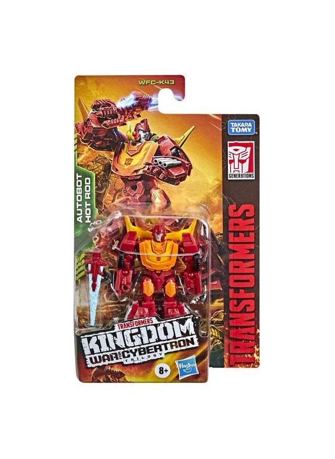 TRANSFORMERS - Toys Generations War For Cybertron: Kingdom Core Class Wfck43 Autobot Hot Rod Action Figure Kids Ages 8 And Up 3.5Inch - Image 1