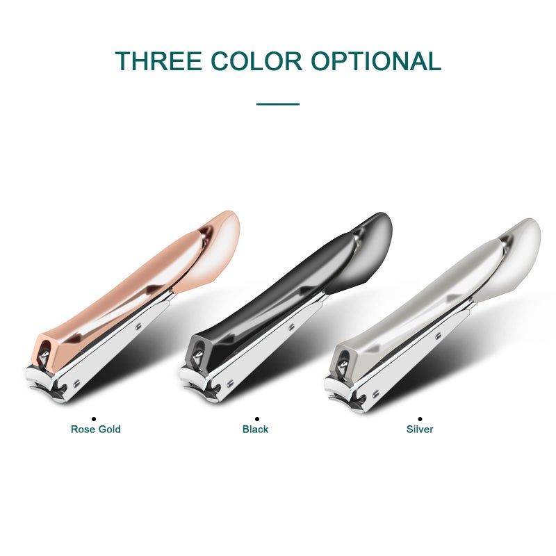 Wide Jaw Toenail Clipper Carbon Steel Nail Clipper Nail Cutter Fingernail Clipper Nail Trimmer for Men and Women - Image 2