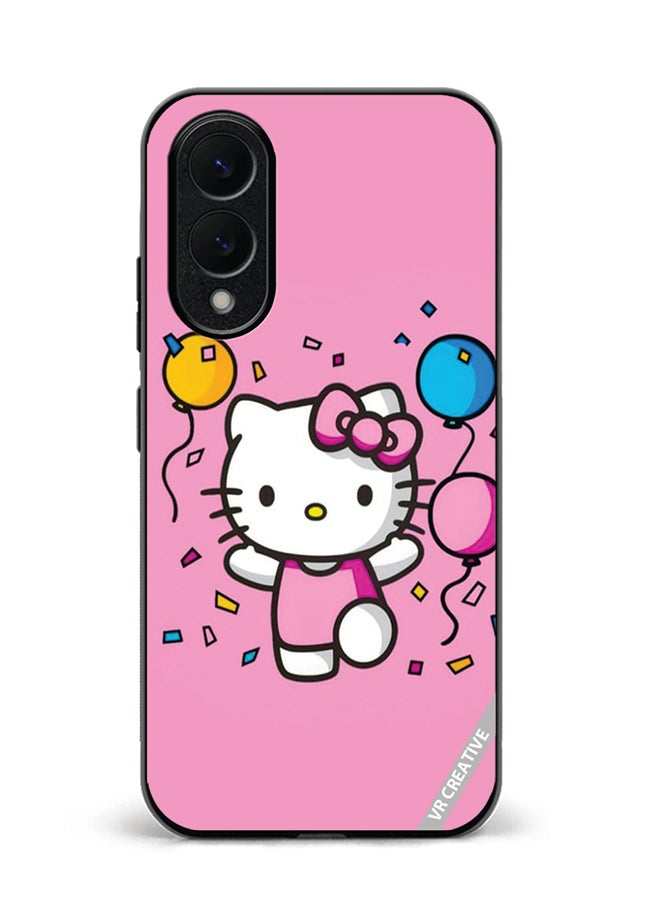 Protective Case Cover For Samsung Galaxy S25 Edge Hello Kitty Design Multicolour