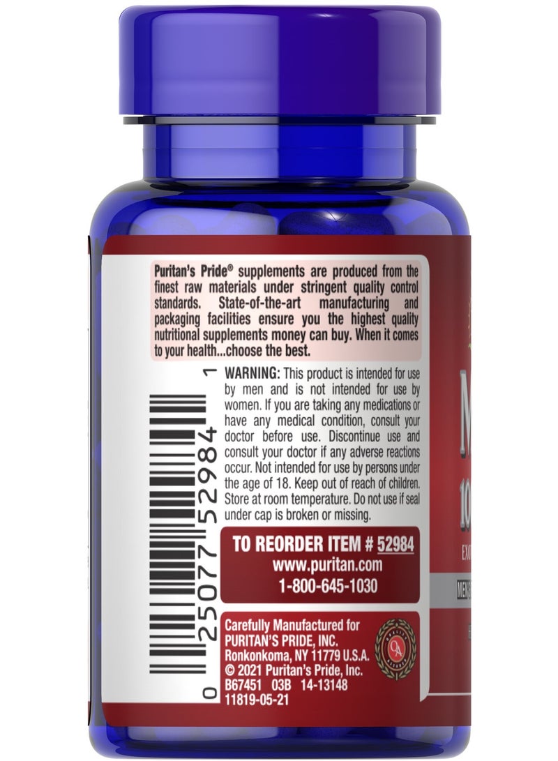 Puritan's Pride MACA 1000 mg Exotic Herb For Men 60 Capsules - Image 2