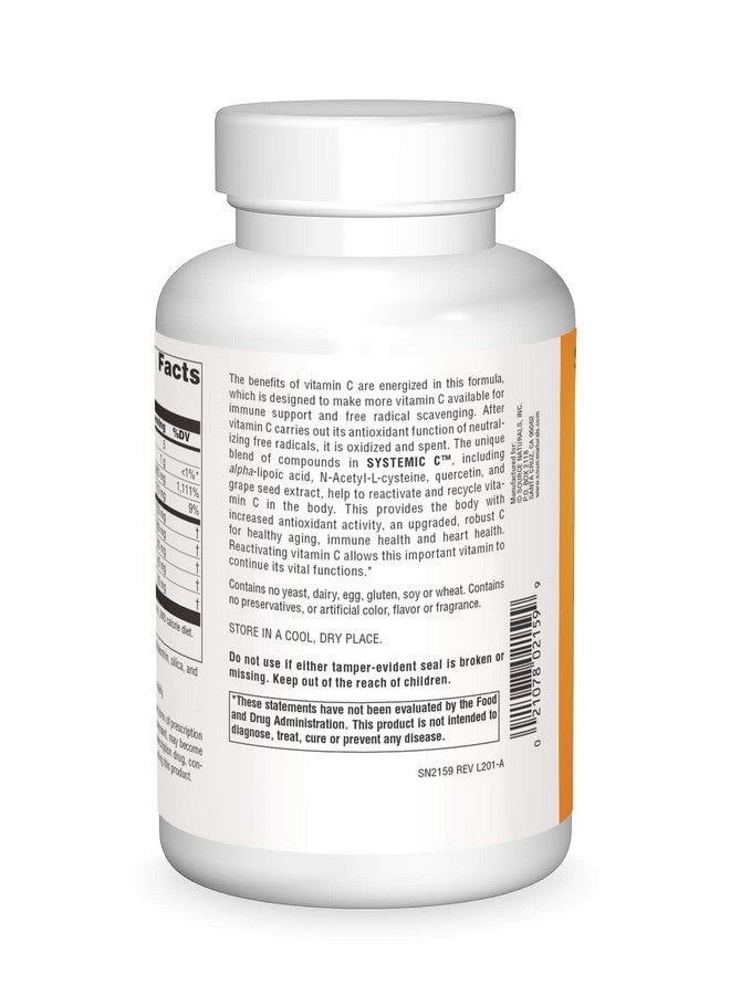 Source Naturals Systemic C, 500mg - 240 Capsules - Image 2