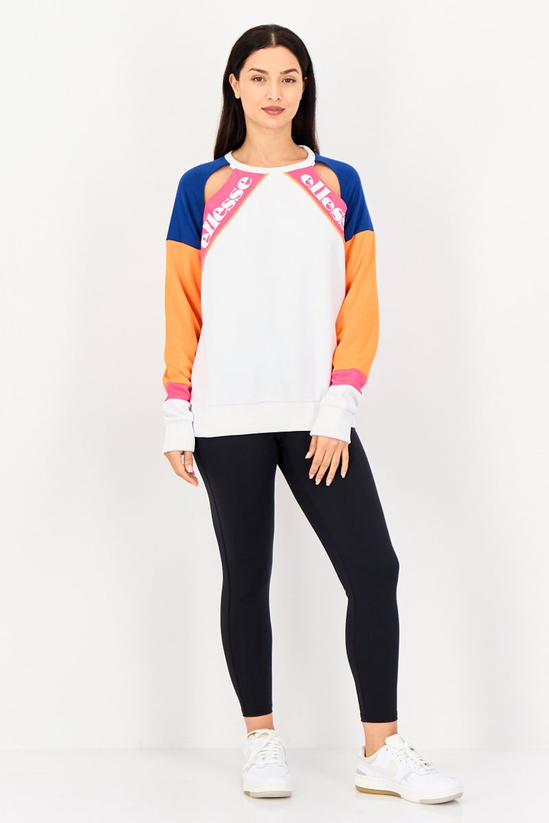 Ellesse Women Sportswear Fit Long Sleeve Outdoor Sweatshirt, Multicolor - Image 4