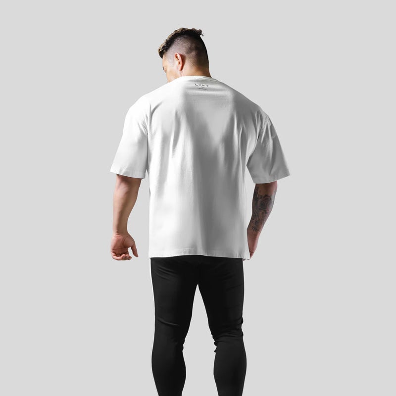 Cross-border Foreign Trade Summer Men's Sports Leisure Trendy Loose Large Size Short-sleeved T-shirt Men's Round Neck Top - Image 3