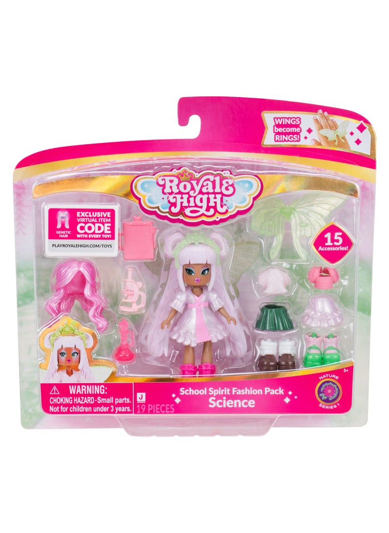 Jazwares Royale High School Spirit Fashion 3-Inches, Assorted 1 Piece (Style & Color May Vary) | Exclusive Virtual Item Code Included | Collectable Figure | Fashion Doll | For Fans, Gamers & Collectors! | Official Licensed Product  - Image 2