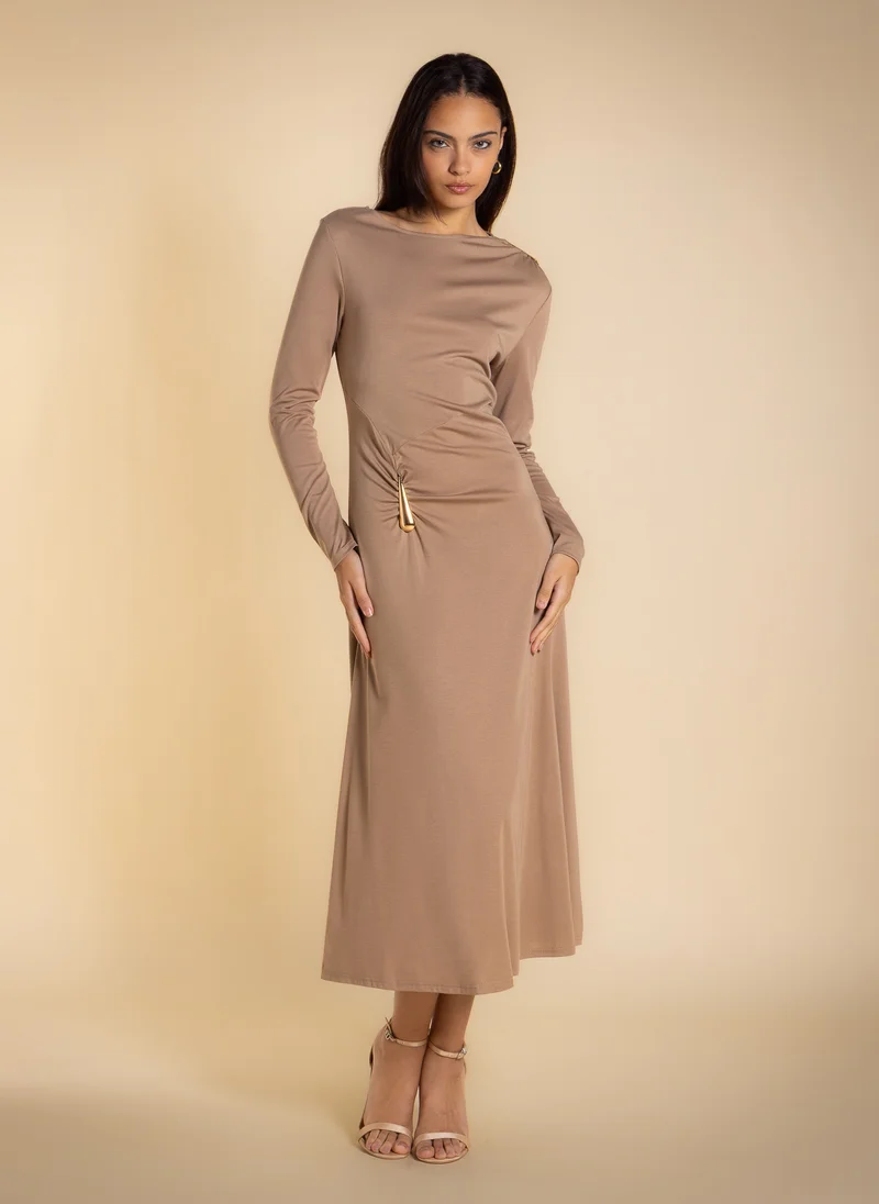 شايبس FITTED MIDI DRESS