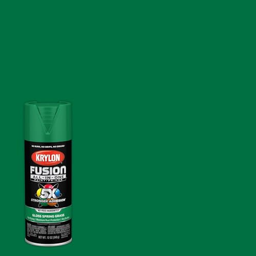 Krylon Fusion All-In-One Adhesive Spray Paint for Indoor/Outdoor Use, 12 oz, Spring Grass - Image 2