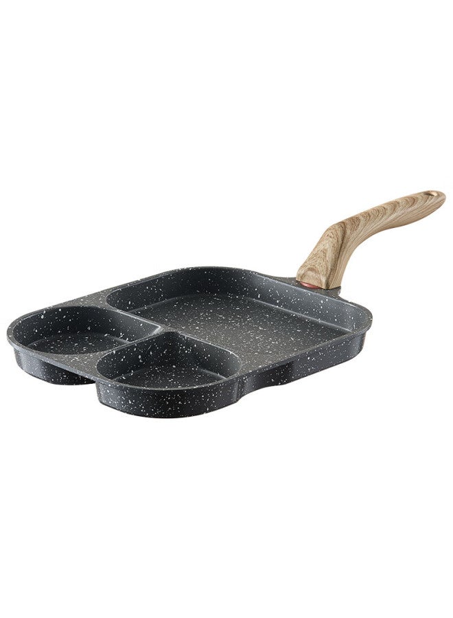 Asd Non-Stick Frying Pan With Three Holes For Steak And Eggs, Maifanshi Color, 18Cm Breakfast Burger Pan, Suitable For Open Flame, K12 - Image 5