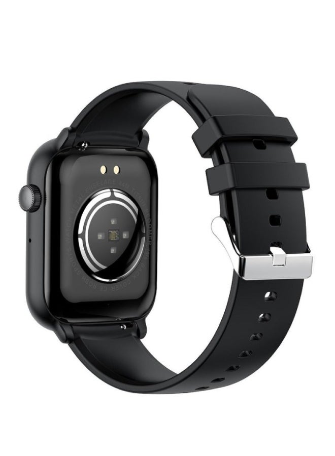 AROAQ HK27 Smartwatch 1.78″ AMOLED HD Display, Bluetooth Calling, NFC, AI Voice Assistant, Health & Fitness Tracker – Silicone Strap , Black - Image 3