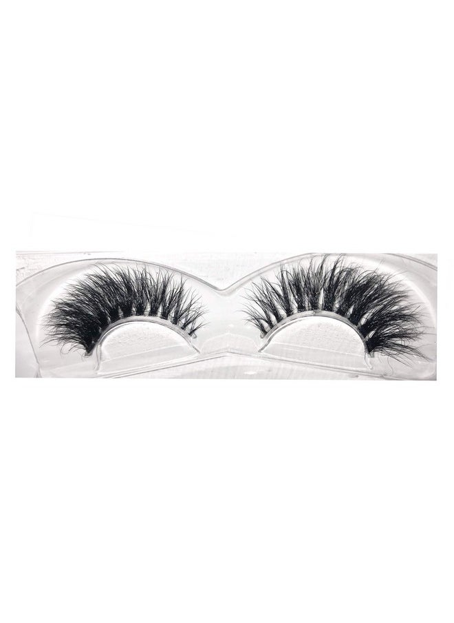 Alluring 3D Clear Band Reusable Strip 100% Siberian Mink Fur False Eyelashes Hand Made Cruelty Free Cat Eye Kf2  - Image 2