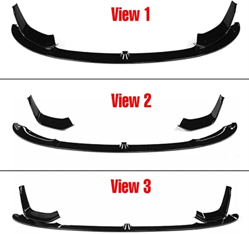 Wivplex F80 Front Bumper Spoiler Lip Diffuser Kit - Image 4