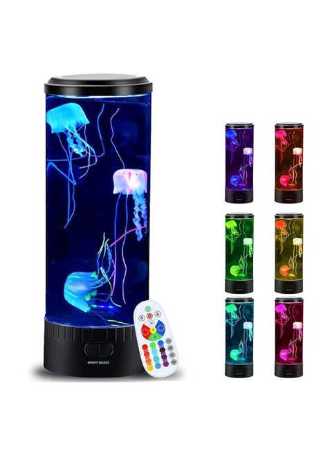 LED jellyfish lava lamp with 20 colour changing lights remote control lamp jellyfish lamp
