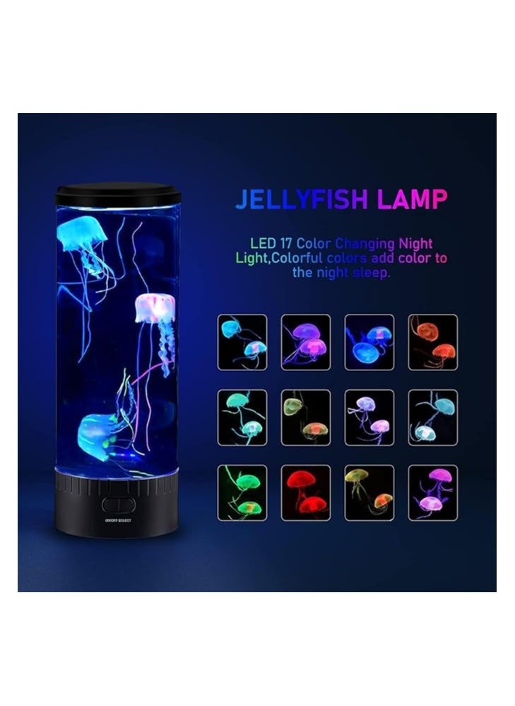 LED jellyfish lava lamp with 20 colour changing lights remote control lamp jellyfish lamp