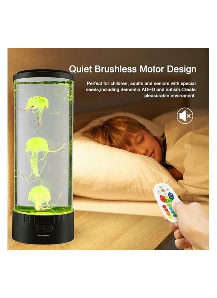 LED jellyfish lava lamp with 20 colour changing lights remote control lamp jellyfish lamp