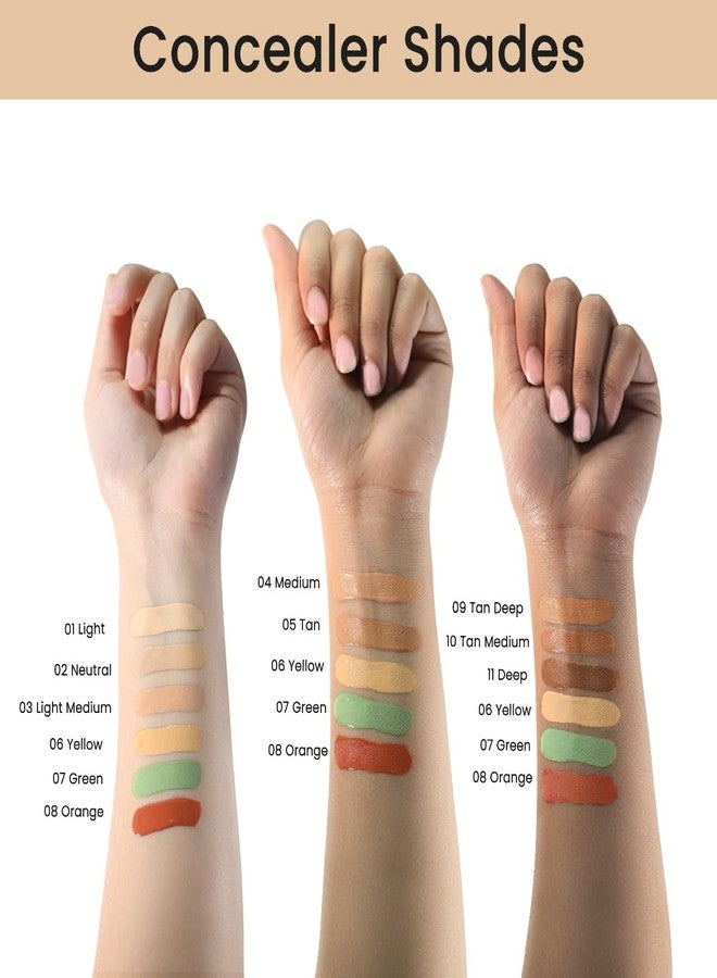 Recode Ace of Base Concealer 6g | Shade 08 - Orange | Natural Matte Finish | High Coverage | Waterproof | Lightweight - Image 5