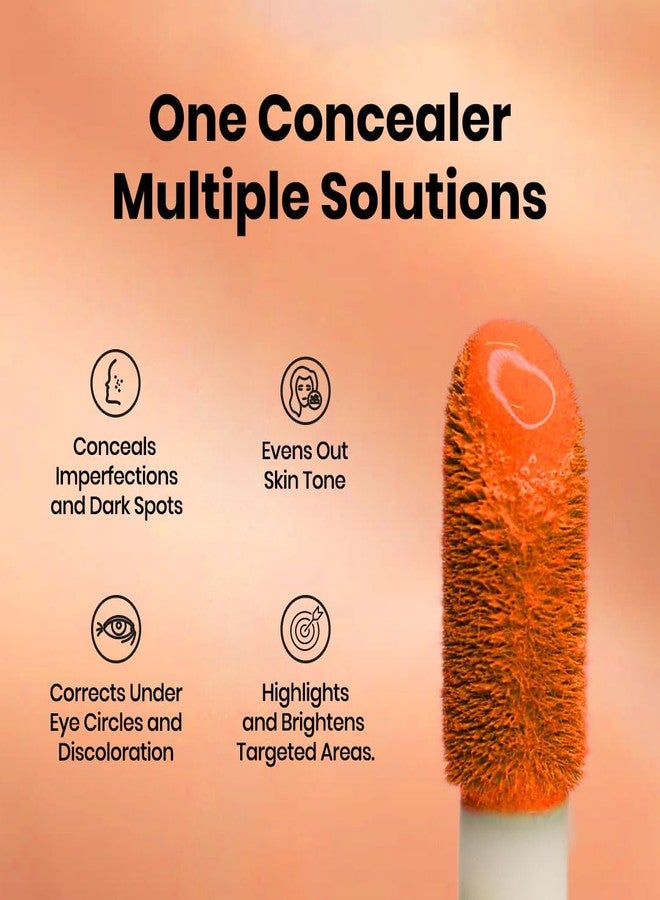 Recode Ace of Base Concealer 6g | Shade 08 - Orange | Natural Matte Finish | High Coverage | Waterproof | Lightweight - Image 3