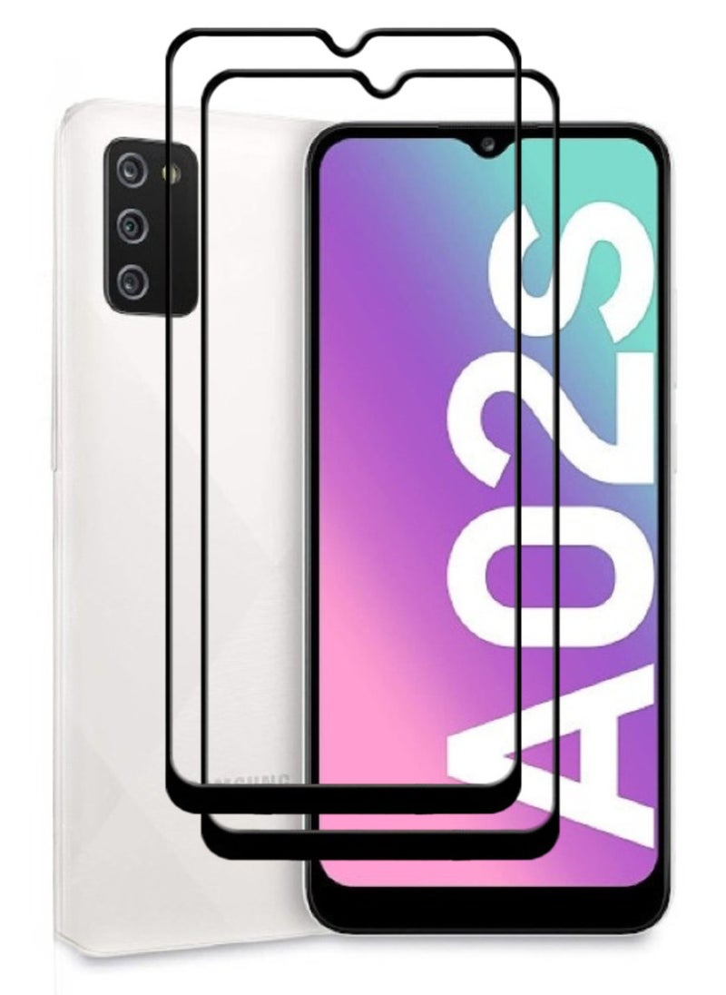 ACLIX 2 Pieces Antistatic ESD Dustproof Premium Quality High Definition Tempered Glass Screen Protector Designed For Samsung Galaxy A02s - Image 1