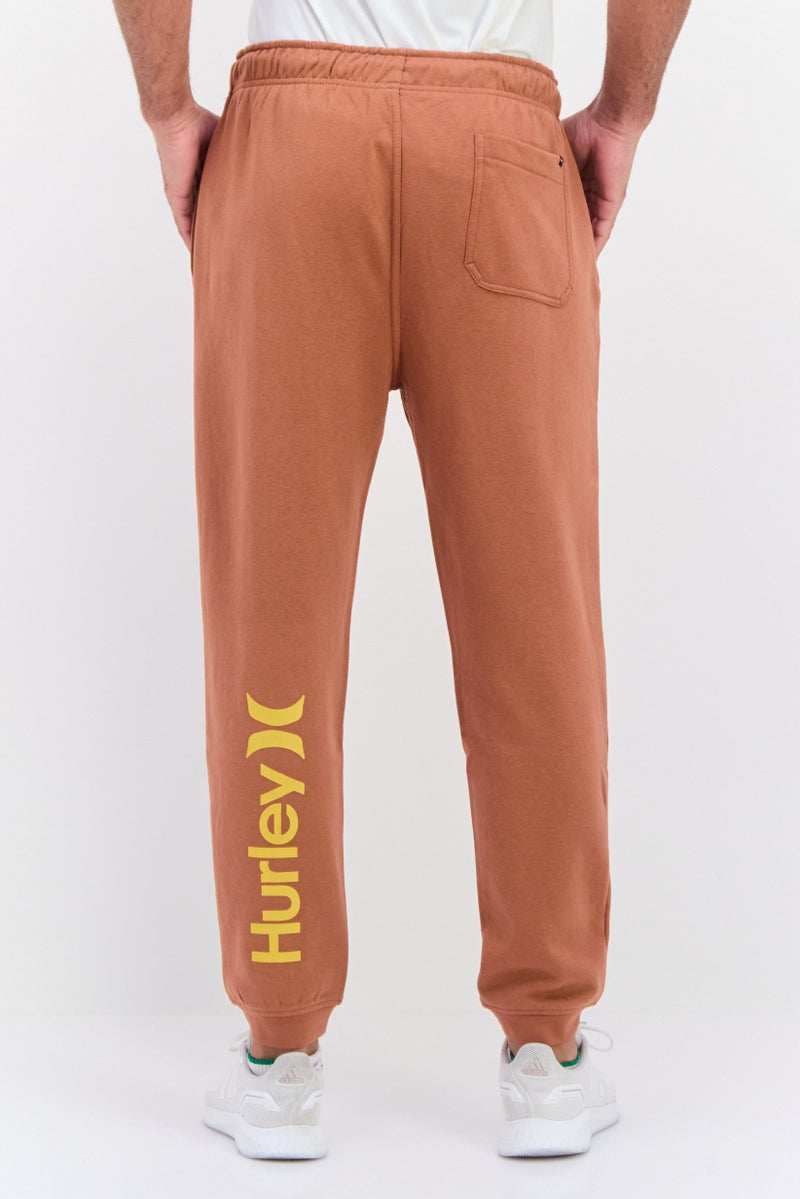 Hurley Men Sportswear Fit Training Sweatpants, Rust  - Image 3